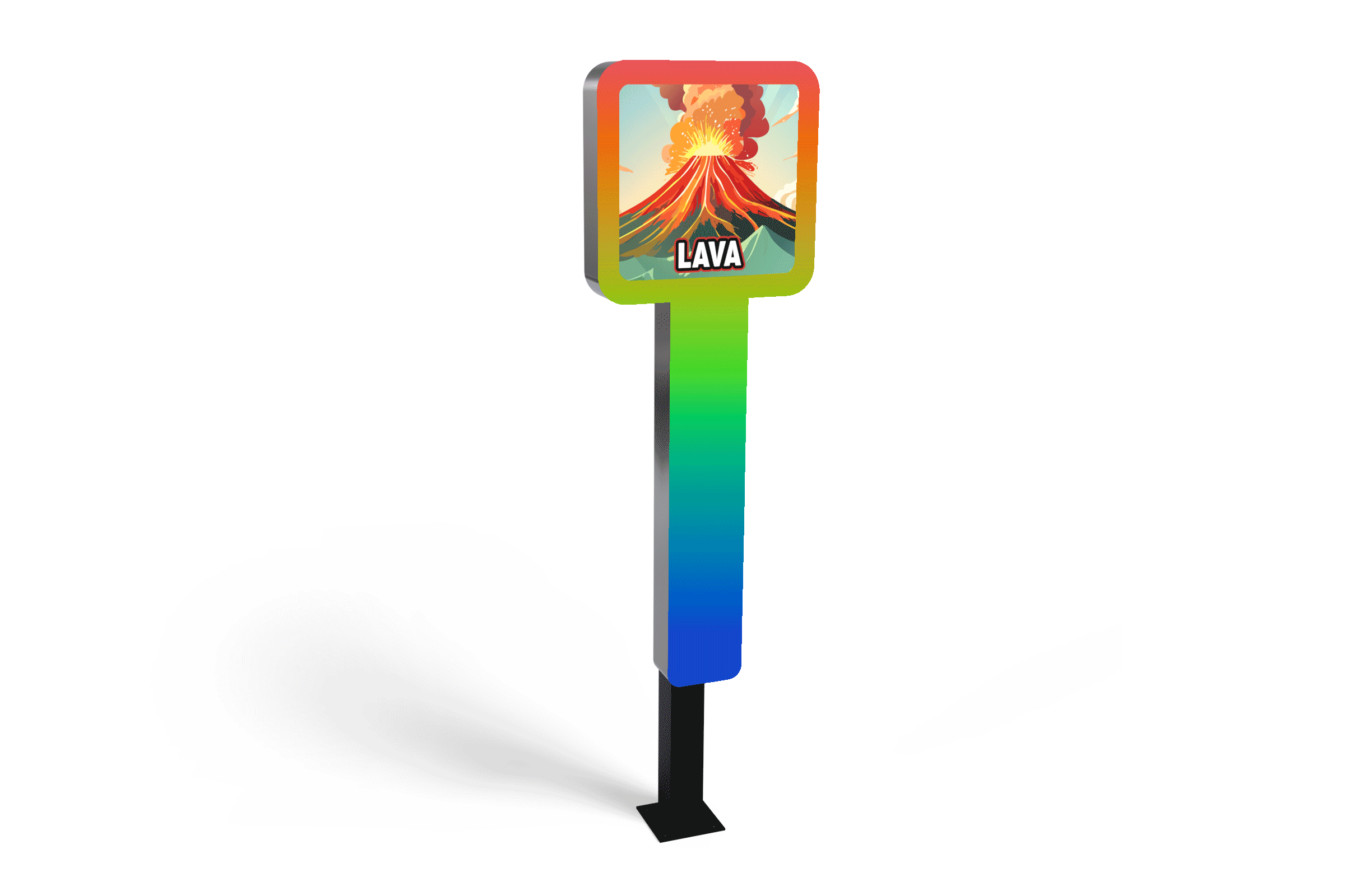 Rainbow Glow Pop Tunnel Fixture