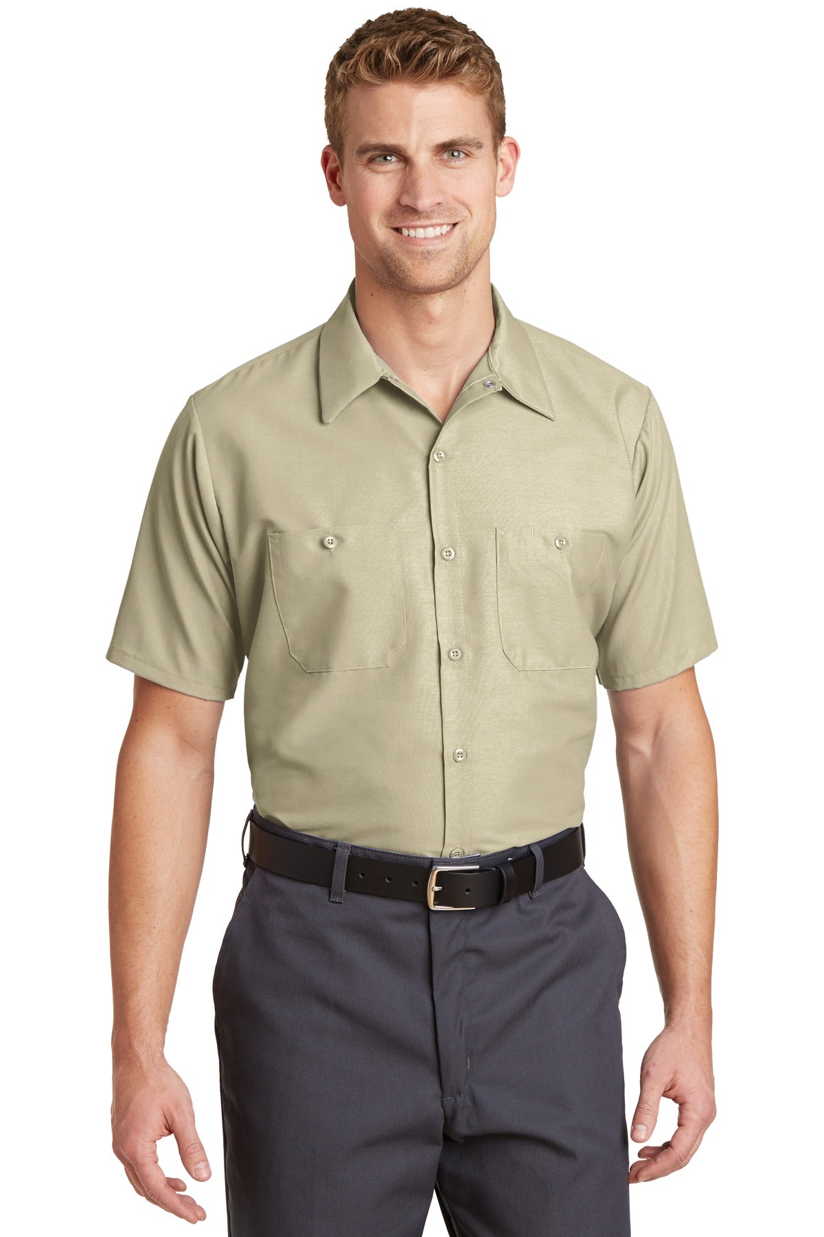 Red Kap® Short Sleeve Industrial Work Shirt. SP24