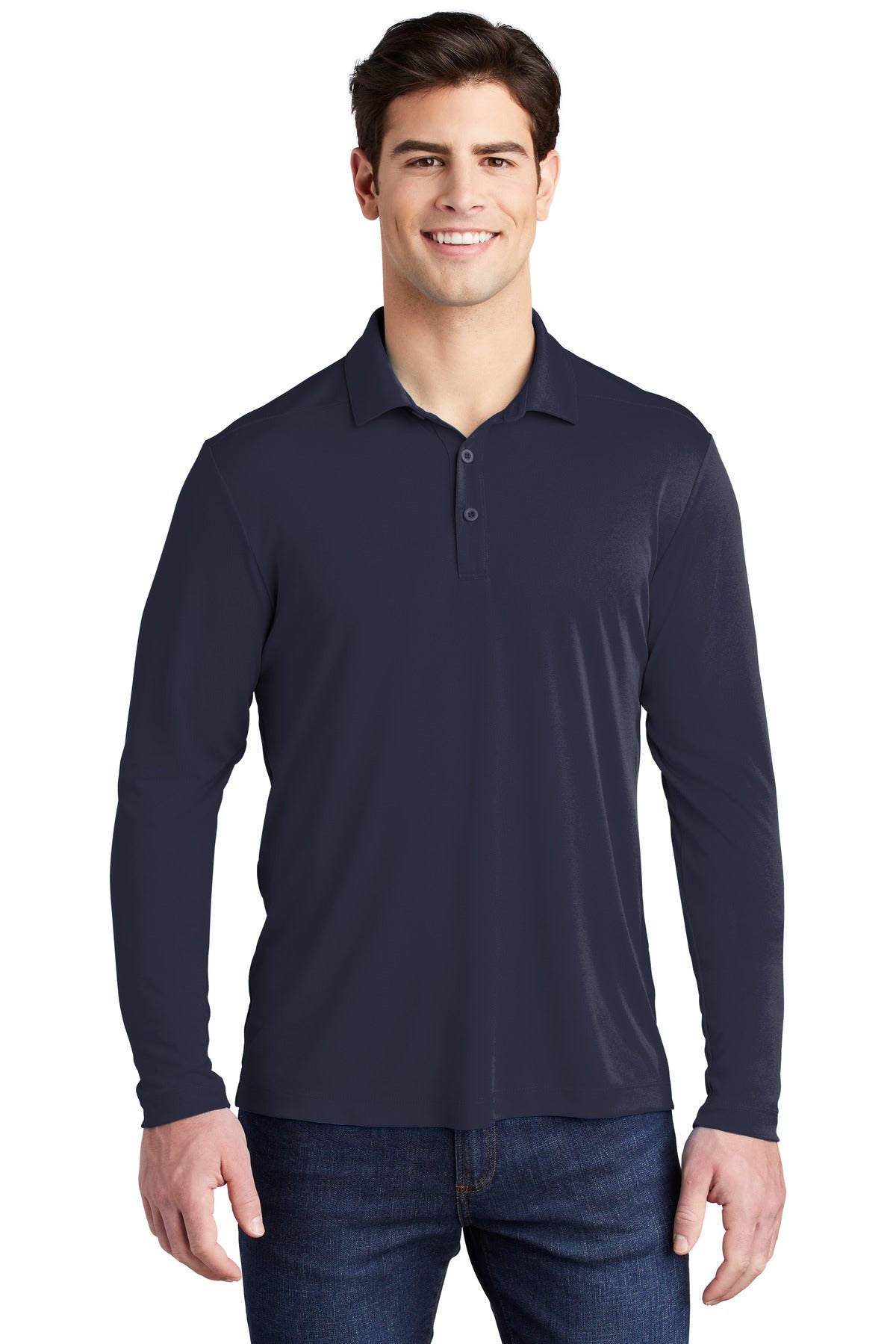 Sport-Tek ® Posi-UV ® Pro Long Sleeve Polo. ST520LS