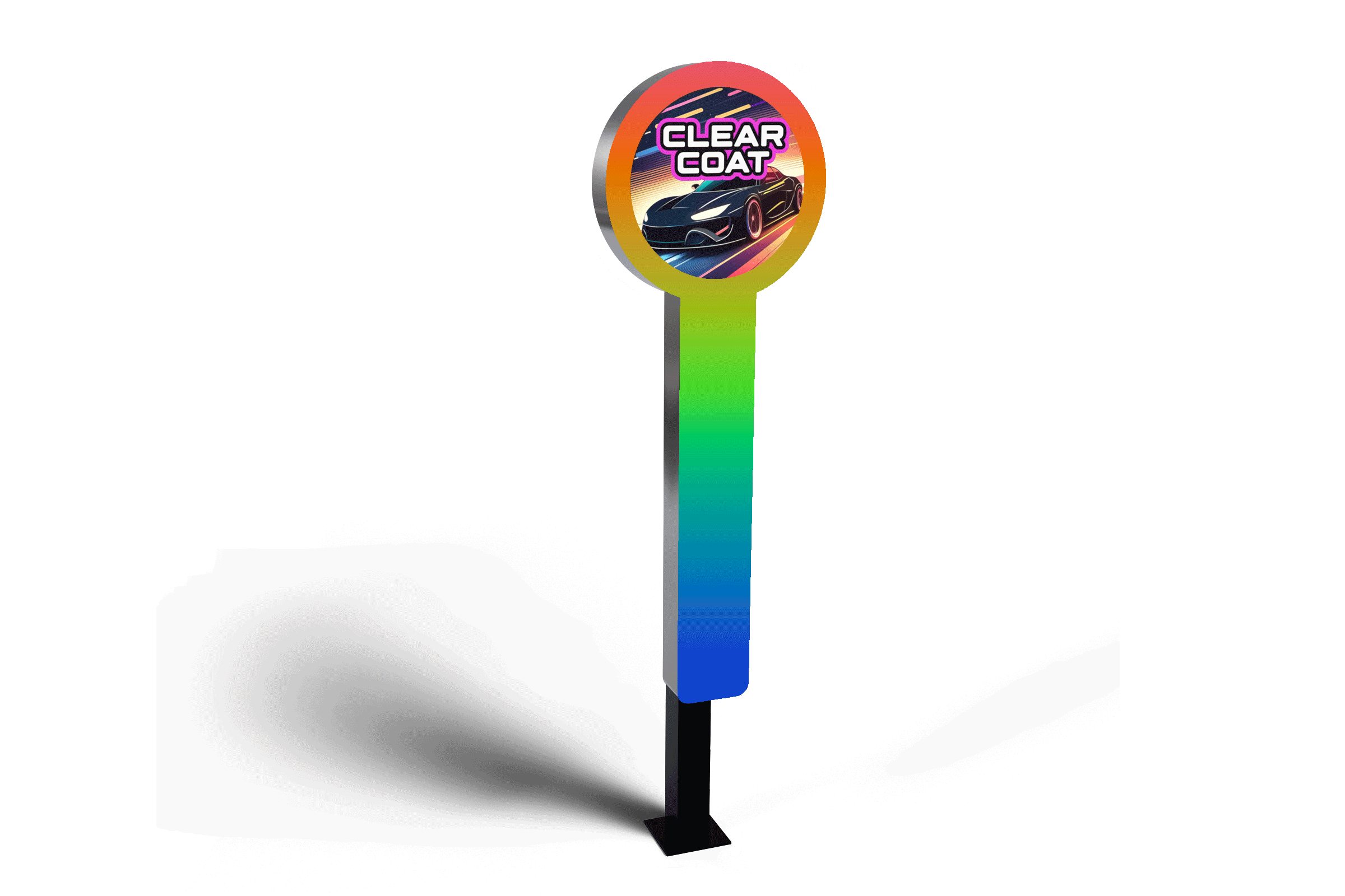 Rainbow Glow Pop Tunnel Fixture