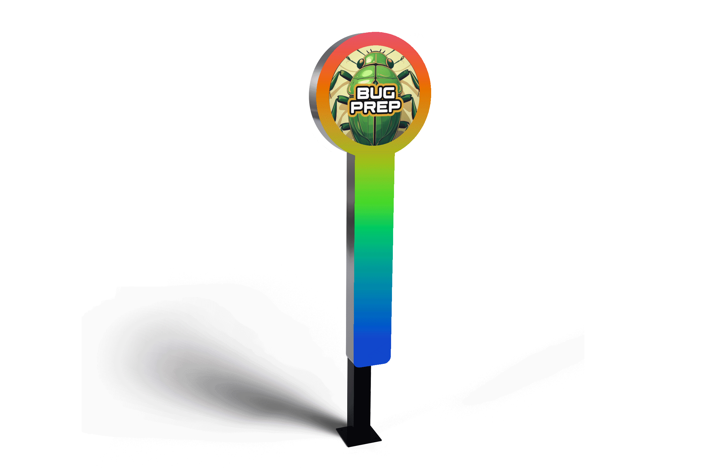 Rainbow Glow Pop Tunnel Fixture