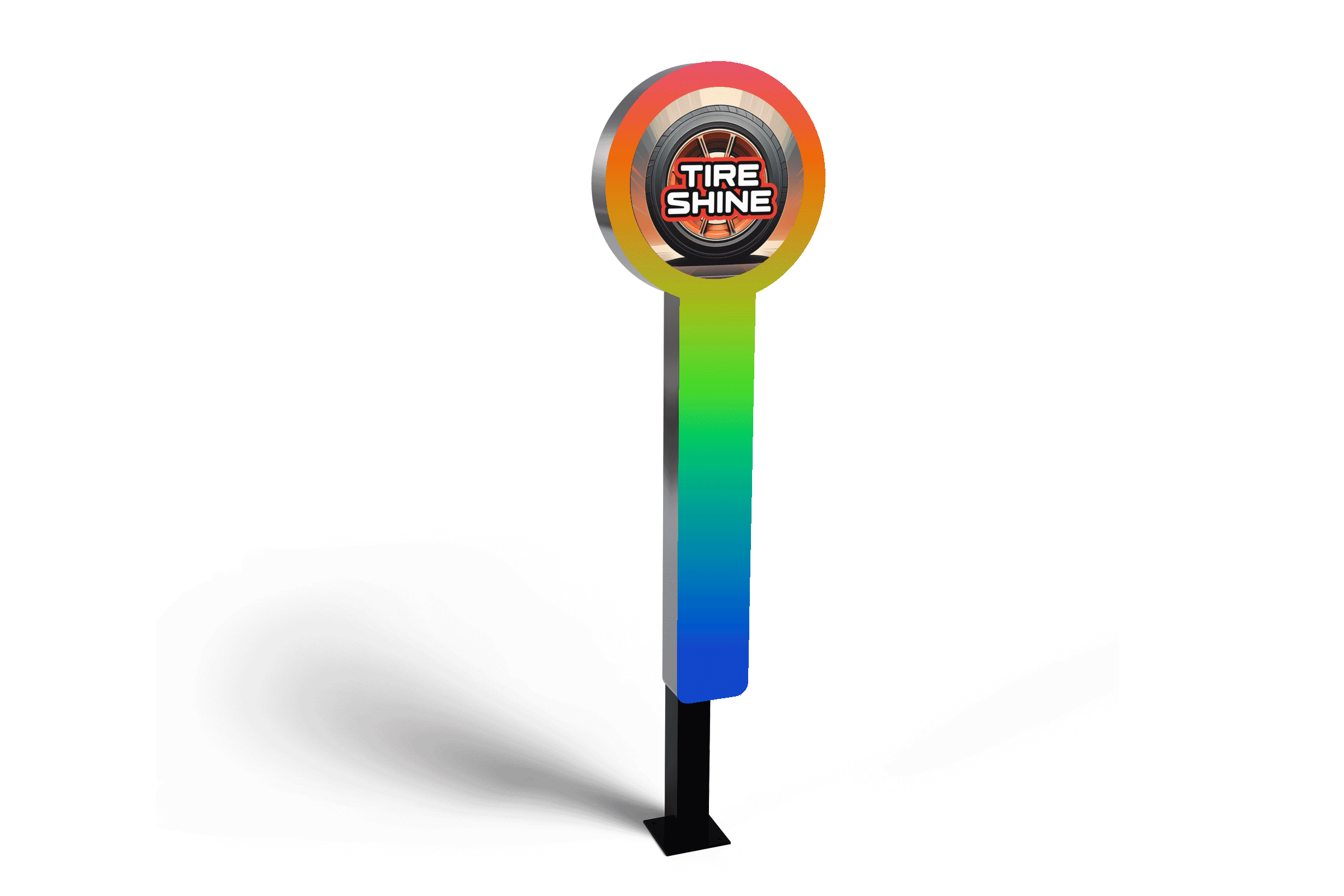 Rainbow Glow Pop Tunnel Fixture