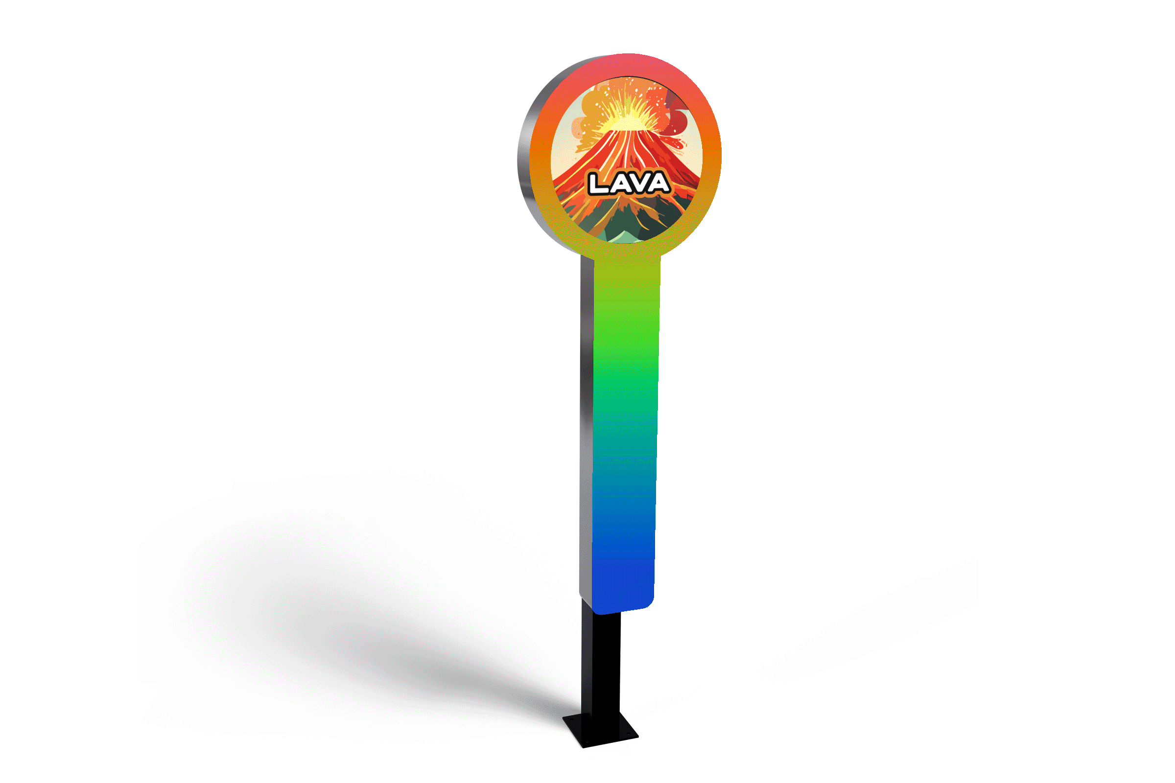 Rainbow Glow Pop Tunnel Fixture