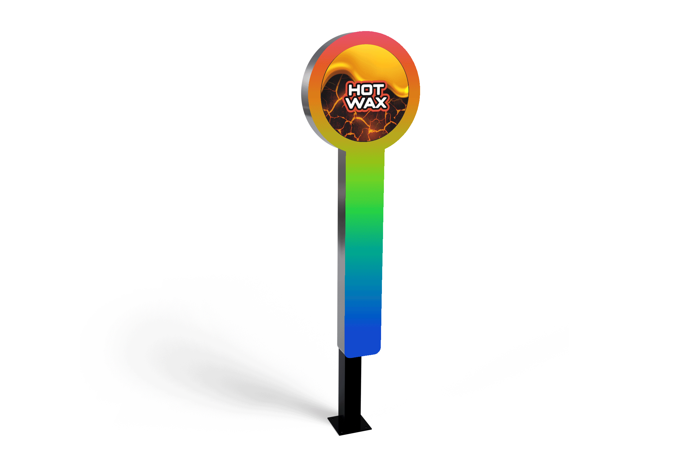 Rainbow Glow Pop Tunnel Fixture