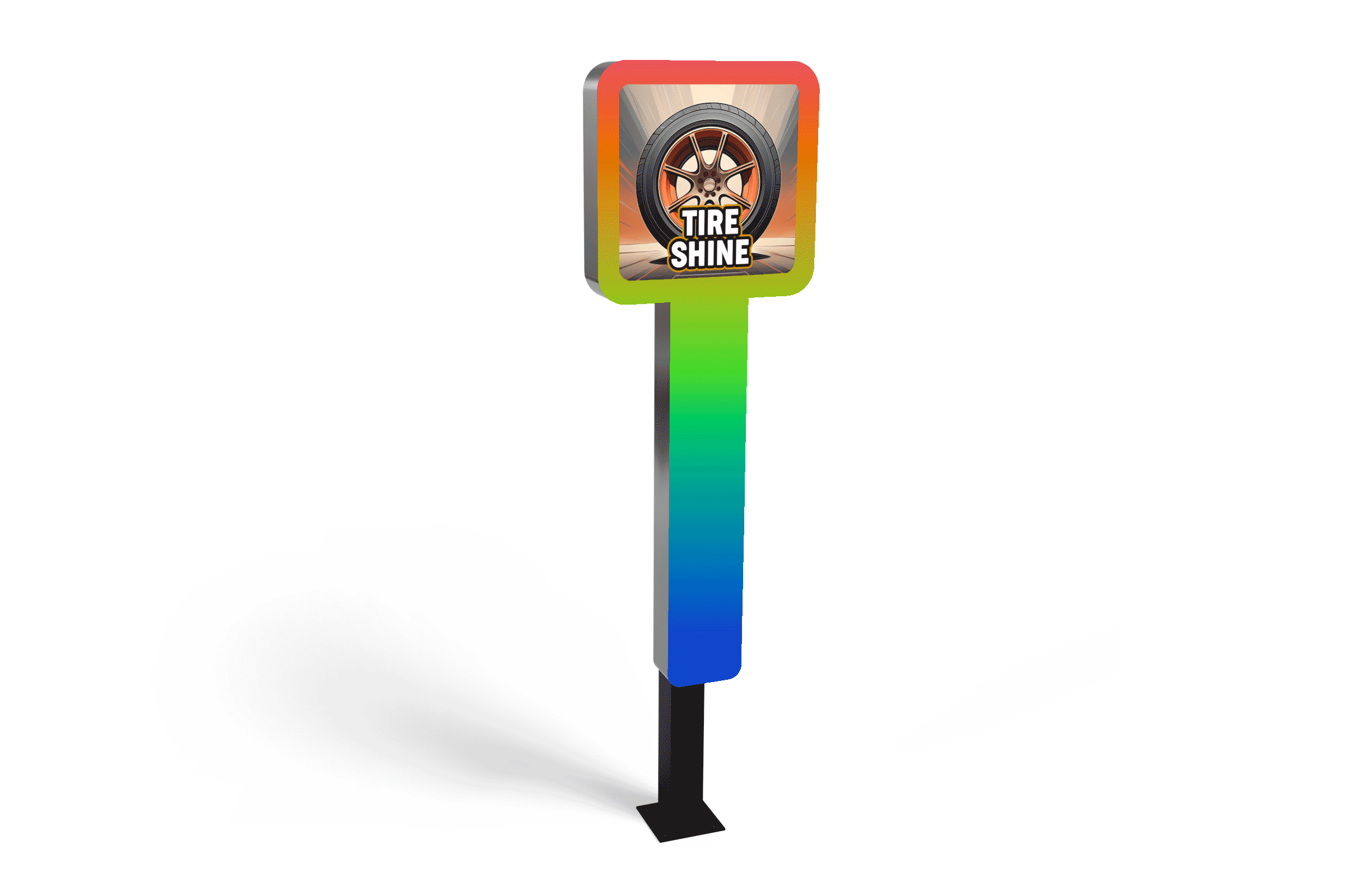 Rainbow Glow Pop Tunnel Fixture